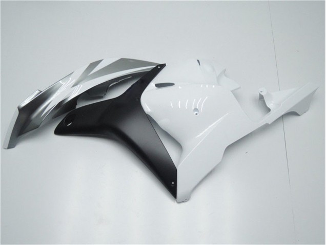 Carénage Moto Honda CBR 600 RR 09-12 - Blanc Argent Noir Carénage Moto Honda CBR 600 RR 09-12 - Blanc Argent Noir