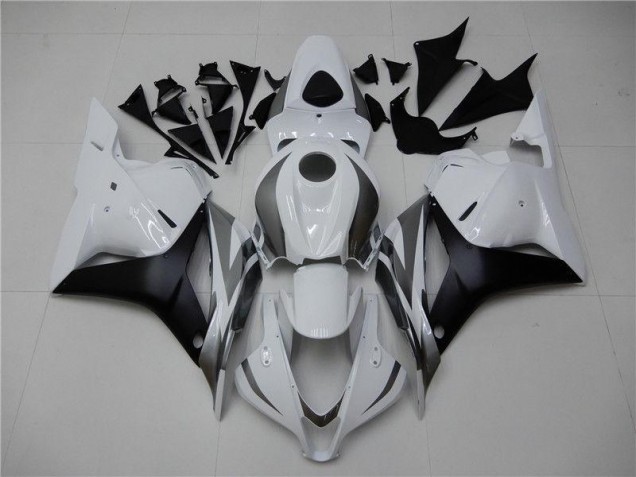 Carénage Moto Honda CBR 600 RR 09-12 - Blanc Argent Noir Carénage Moto Honda CBR 600 RR 09-12 - Blanc Argent Noir