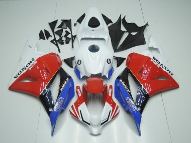Carénage Moto Honda CBR 600 RR 09-12 - Blanc Motul Rouge Bleu