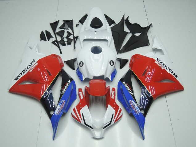 Carénage Moto Honda CBR 600 RR 09-12 - Blanc Motul Rouge Bleu Carénage Moto Honda CBR 600 RR 09-12 - Blanc Motul Rouge Bleu