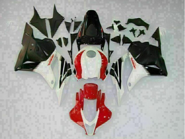 Carénage Moto Honda CBR 600 RR 09-12 - Blanc Noir Rouge