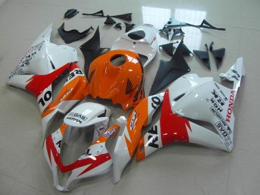 Carénage Moto Honda CBR 600 RR 09-12 - Blanc Nouveau Repsol