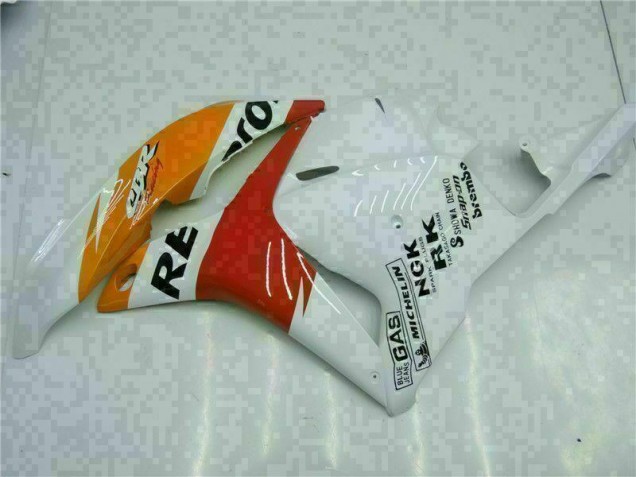 Carénage Moto Honda CBR 600 RR 09-12 - Blanc Orange Repsol Carénage Moto Honda CBR 600 RR 09-12 - Blanc Orange Repsol