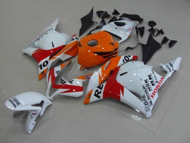 Carénage Moto Honda CBR 600 RR 09-12 - Blanc Repsol