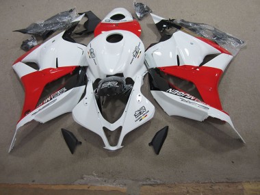 Carénage Moto Honda CBR 600 RR 09-12 - Blanc Rouge