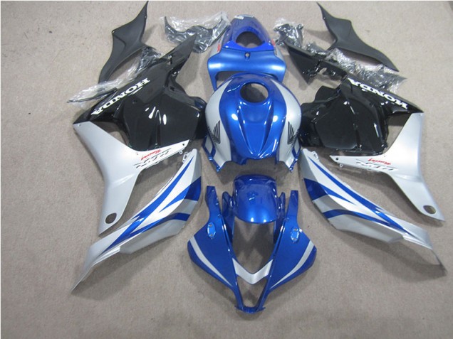 Carénage Moto Honda CBR 600 RR 09-12 - Bleu Argent Noir Carénage Moto Honda CBR 600 RR 09-12 - Bleu Argent Noir