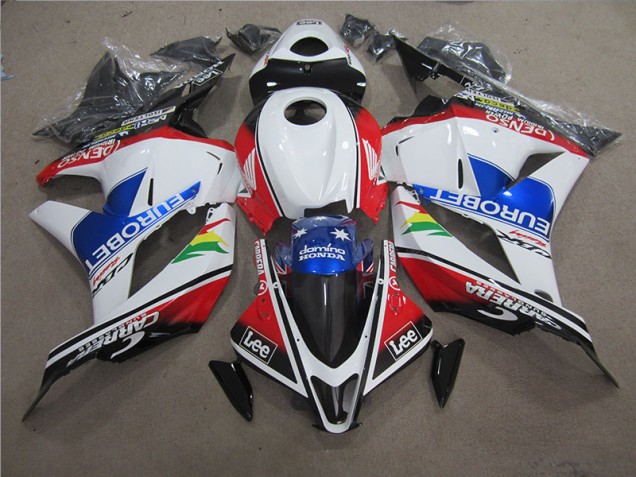 Carénage Moto Honda CBR 600 RR 09-12 - Bleu Blanc EUROBET Lee Carénage Moto Honda CBR 600 RR 09-12 - Bleu Blanc EUROBET Lee