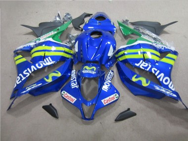 Carénage Moto Honda CBR 600 RR 09-12 - Bleu Blanc Movistar
