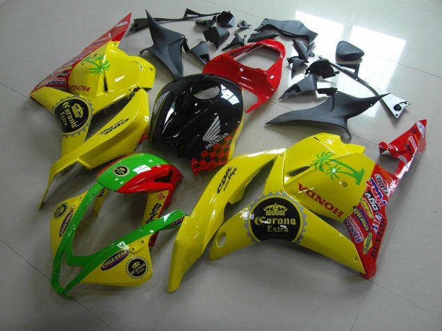 Carénage Moto Honda CBR 600 RR 09-12 - Jaune Corona Extra