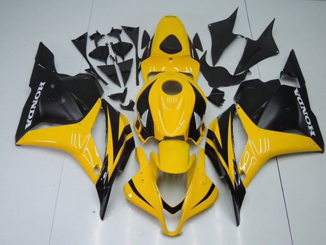 Carénage Moto Honda CBR 600 RR 09-12 - Jaune Noir Carénage Moto Honda CBR 600 RR 09-12 - Jaune Noir
