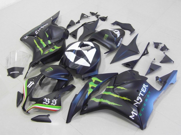 Carénage Moto Honda CBR 600 RR 09-12 - Monster Noir Mat Carénage Moto Honda CBR 600 RR 09-12 - Monster Noir Mat