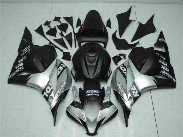 Carénage Moto Honda CBR 600 RR 09-12 - Noir Argent Repsol Carénage Moto Honda CBR 600 RR 09-12 - Noir Argent Repsol