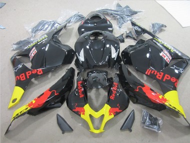 Carénage Moto Honda CBR 600 RR 09-12 - Noir Jaune Red Bull