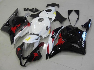 Carénage Moto Honda CBR 600 RR 09-12 - Noir Rouge Blanc