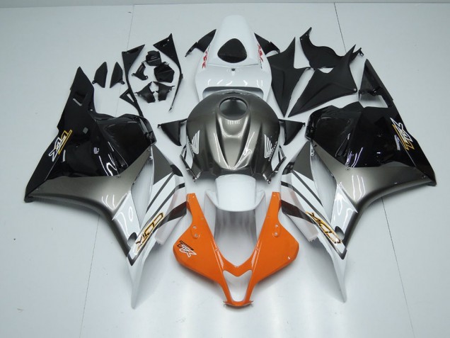 Carénage Moto Honda CBR 600 RR 09-12 - Orange Gris Noir Carénage Moto Honda CBR 600 RR 09-12 - Orange Gris Noir
