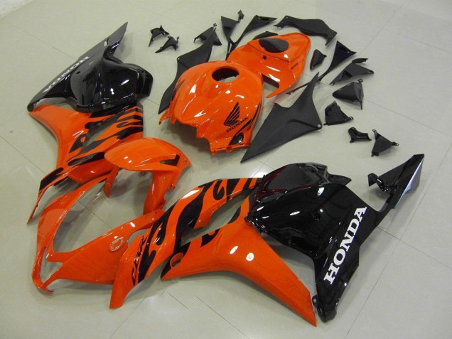 Carénage Moto Honda CBR 600 RR 09-12 - Orange Noir