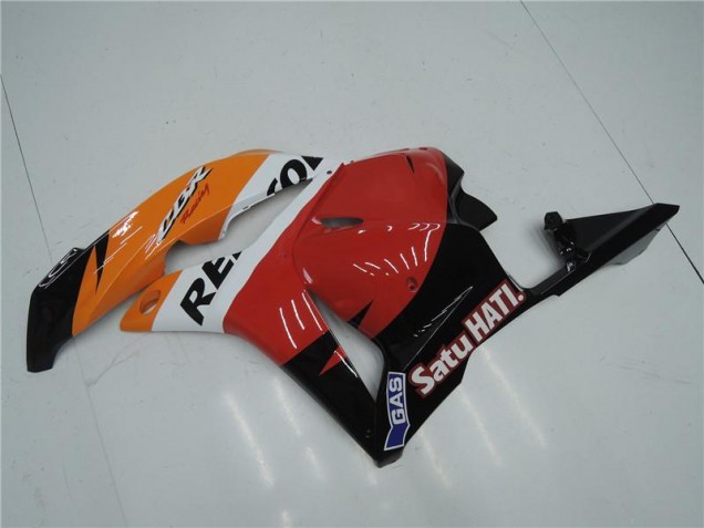 Carénage Moto Honda CBR 600 RR 09-12 - Orange Rouge Noir Repsol