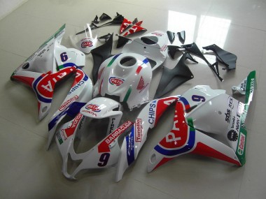 Carénage Moto Honda CBR 600 RR 09-12 - Rouge Blanc Pata