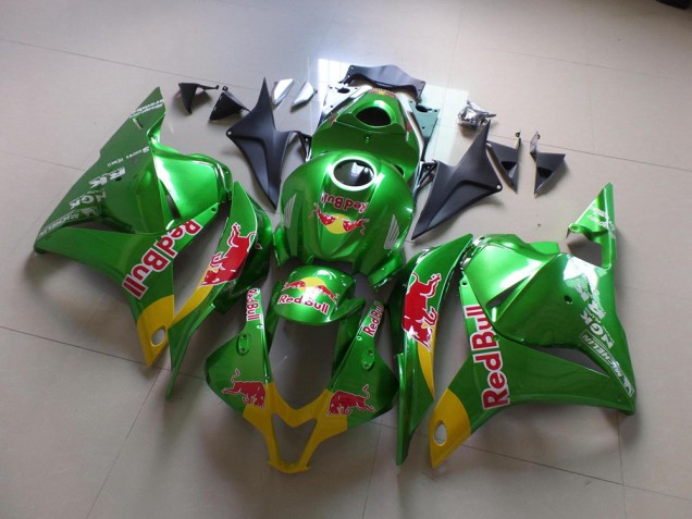 Carénage Moto Honda CBR 600 RR 09-12 - Vert Red Bull