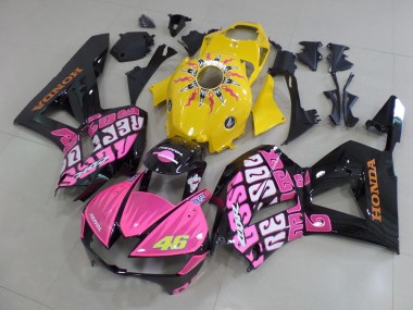 Carénage Moto Honda CBR 600 RR 13-21 - Jaune Rose Rossi