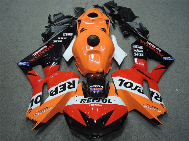 Carénage Moto Honda CBR 600 RR 13-21 - Orange Repsol HRC Carénage Moto Honda CBR 600 RR 13-21 - Orange Repsol HRC