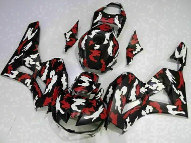 Carénage Moto Honda CBR 600 RR 13-21 - Rouge Blanc Noir