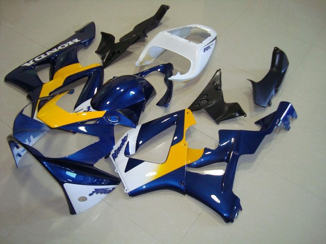 Carénage Moto Honda CBR 900 RR 929 00-01 - Bleu Foncé Jaune Blanc Carénage Moto Honda CBR 900 RR 929 00-01 - Bleu Foncé Jaune Blanc