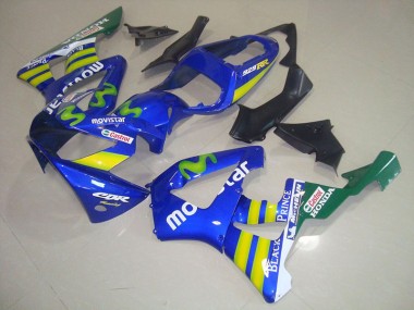 Carénage Moto Honda CBR 900 RR 929 00-01 - Bleu Movistar Castrol