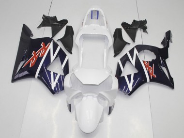 Carénage Moto Honda CBR 900 RR 954 02-03 - Bleu Foncé Blanc