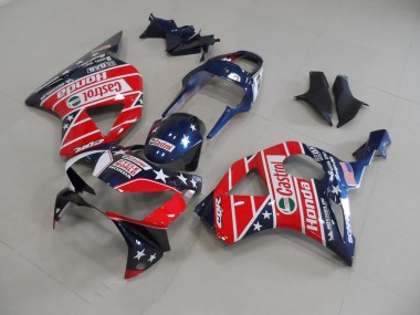 Carénage Moto Honda CBR 900 RR 954 02-03 - Bleu Foncé Star