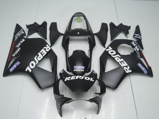 Carénage Moto Honda CBR 900 RR 954 02-03 - Noir Mat Repsol Carénage Moto Honda CBR 900 RR 954 02-03 - Noir Mat Repsol