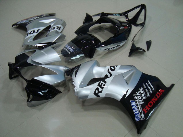 Carénage Moto Honda VFR 800 02-13 - Argent Repsol
