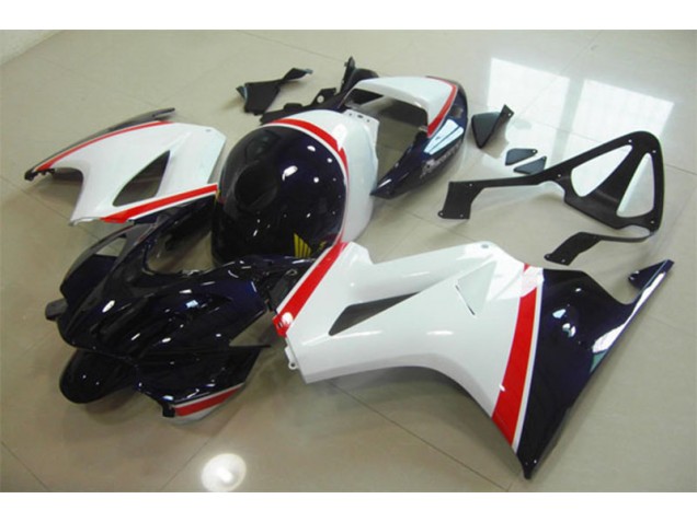 Carénage Moto Honda VFR 800 02-13 - Blanc Bleu Carénage Moto Honda VFR 800 02-13 - Blanc Bleu