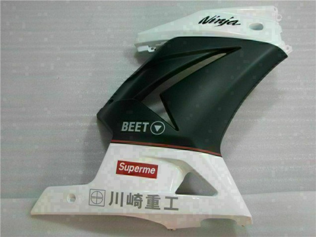 Carénage Moto Kawasaki EX250 08-12 - Blanc Noir Ninja 3M Carénage Moto Kawasaki EX250 08-12 - Blanc Noir Ninja 3M