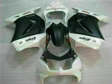 Carénage Moto Kawasaki EX250 08-12 - Blanc Noir Ninja 3M