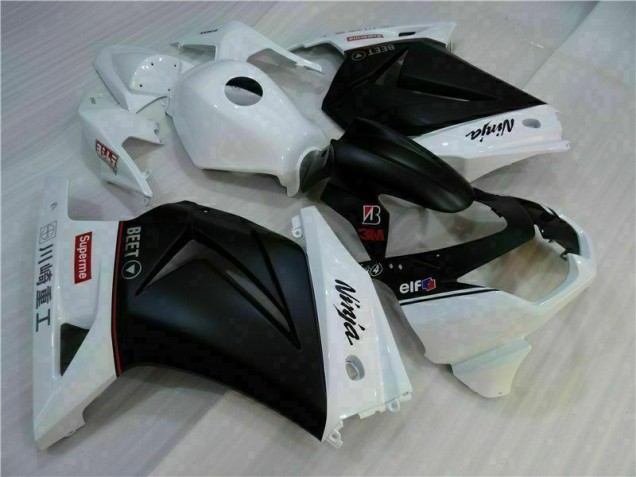 Carénage Moto Kawasaki EX250 08-12 - Blanc Noir Ninja Carénage Moto Kawasaki EX250 08-12 - Blanc Noir Ninja