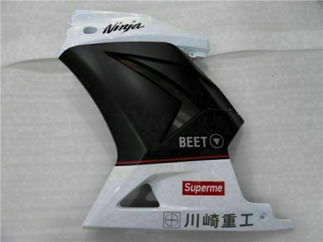 Carénage Moto Kawasaki EX250 08-12 - Blanc Noir Ninja Carénage Moto Kawasaki EX250 08-12 - Blanc Noir Ninja