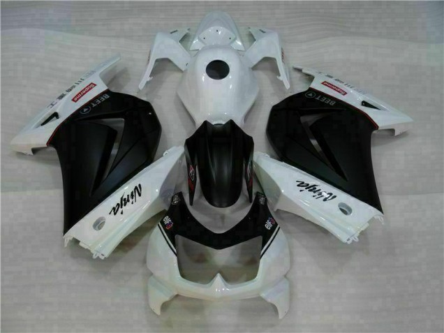 Carénage Moto Kawasaki EX250 08-12 - Blanc Noir Ninja Carénage Moto Kawasaki EX250 08-12 - Blanc Noir Ninja