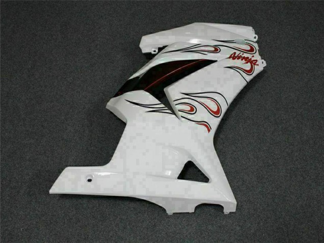 Carénage Moto Kawasaki EX250 08-12 - Blanc Rouge Carénage Moto Kawasaki EX250 08-12 - Blanc Rouge