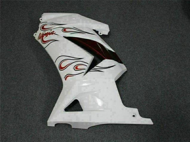 Carénage Moto Kawasaki EX250 08-12 - Blanc Rouge Carénage Moto Kawasaki EX250 08-12 - Blanc Rouge