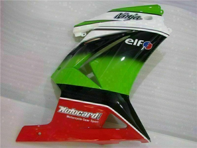 Carénage Moto Kawasaki EX250 08-12 - Blanc Vert Noir Ninja Carénage Moto Kawasaki EX250 08-12 - Blanc Vert Noir Ninja