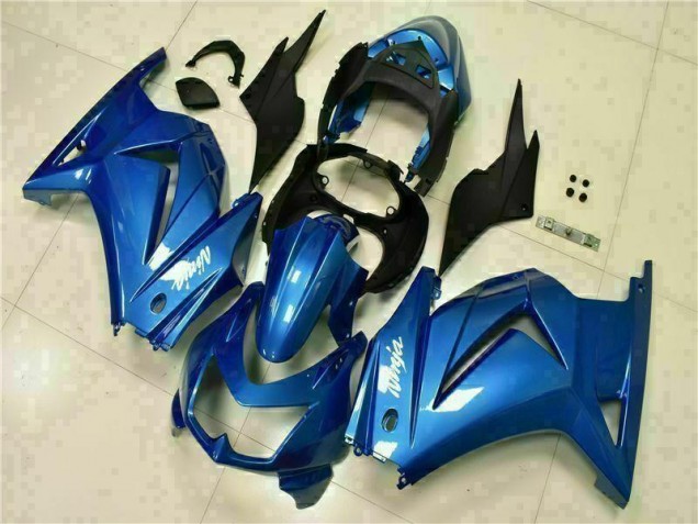 Carénage Moto Kawasaki EX250 08-12 - Bleu Noir Blanc Ninja Carénage Moto Kawasaki EX250 08-12 - Bleu Noir Blanc Ninja