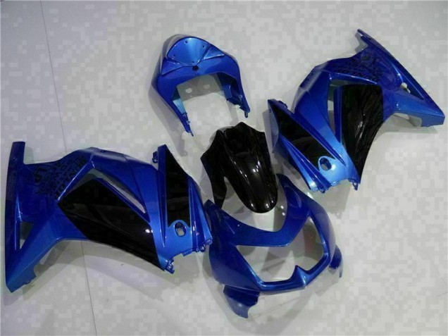 Carénage Moto Kawasaki EX250 08-12 - Bleu Noir Carénage Moto Kawasaki EX250 08-12 - Bleu Noir