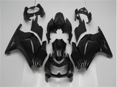 Carénage Moto Kawasaki EX250 08-12 - Noir Brillant