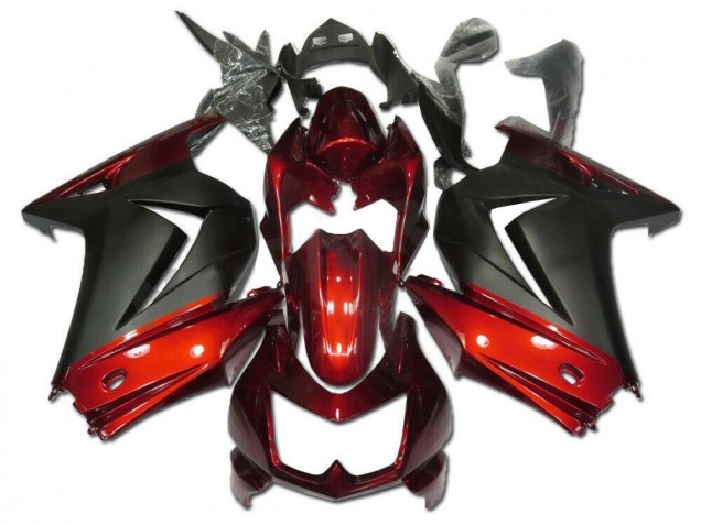 Carénage Moto Kawasaki EX250 08-12 - Rouge Gris Carénage Moto Kawasaki EX250 08-12 - Rouge Gris