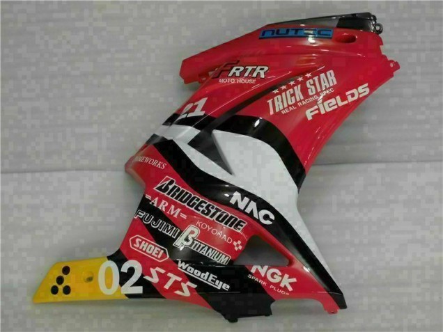 Carénage Moto Kawasaki EX250 08-12 - Rouge Jaune Carénage Moto Kawasaki EX250 08-12 - Rouge Jaune
