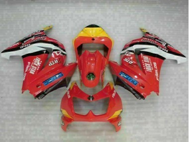 Carénage Moto Kawasaki EX250 08-12 - Rouge Jaune