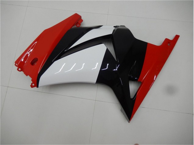 Carénage Moto Kawasaki EX250 08-12 - Rouge Noir Blanc