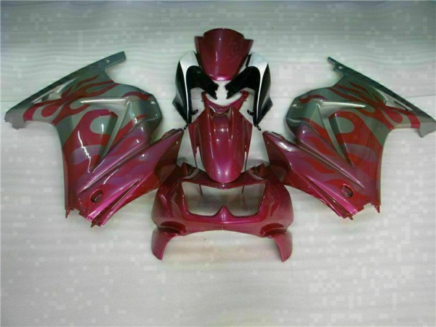 Carénage Moto Kawasaki EX250 08-12 - Violet Rouge
