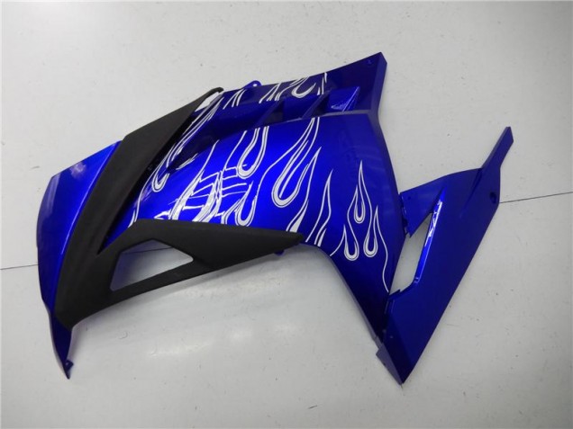 Carénage Moto Kawasaki EX300 13-16 - Bleu Blanc Noir Carénage Moto Kawasaki EX300 13-16 - Bleu Blanc Noir